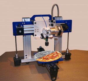 A 3D printer making a pizza?